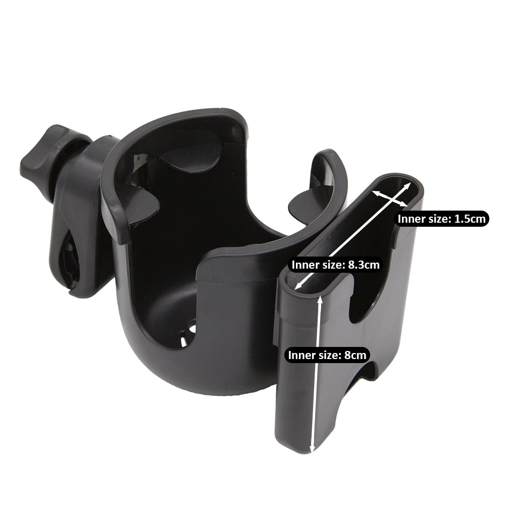 Flaschenhalter und Handyhalter für Kinderwagen