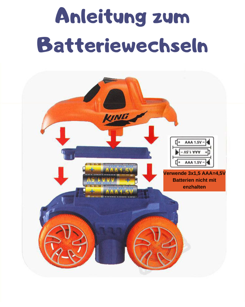 Anti Gravity Car Track - Flexible Spielzeugrennbahn