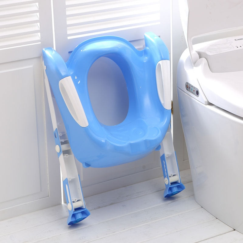 Kinder-Toilettenauflage mit verstellbarer Leiter