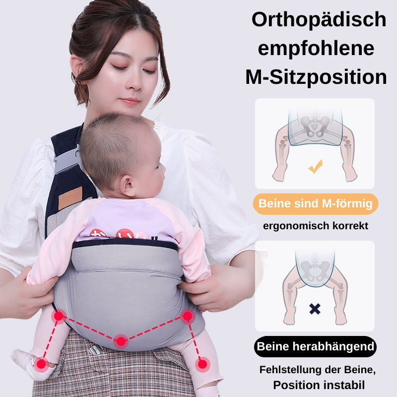 Ergonomische Babytrage - Babytragetuch