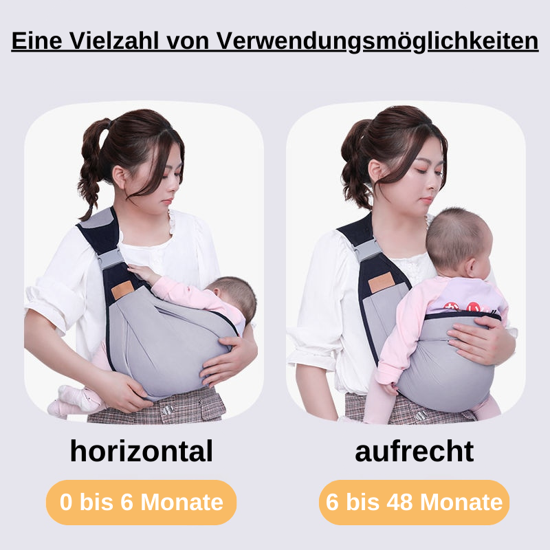 Ergonomische Babytrage - Babytragetuch